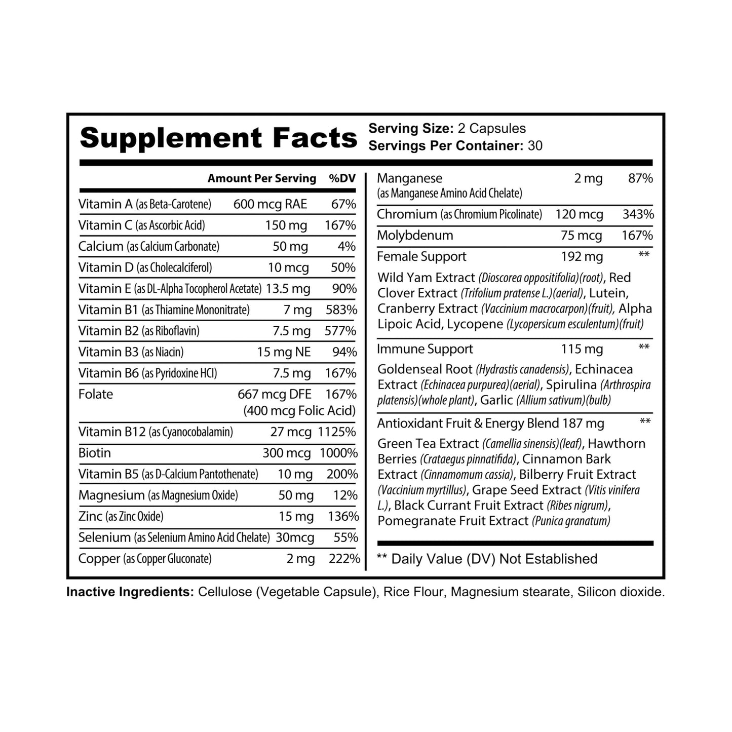 Women’s Multivitamins